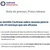 Nota de prensa RS Covid-19